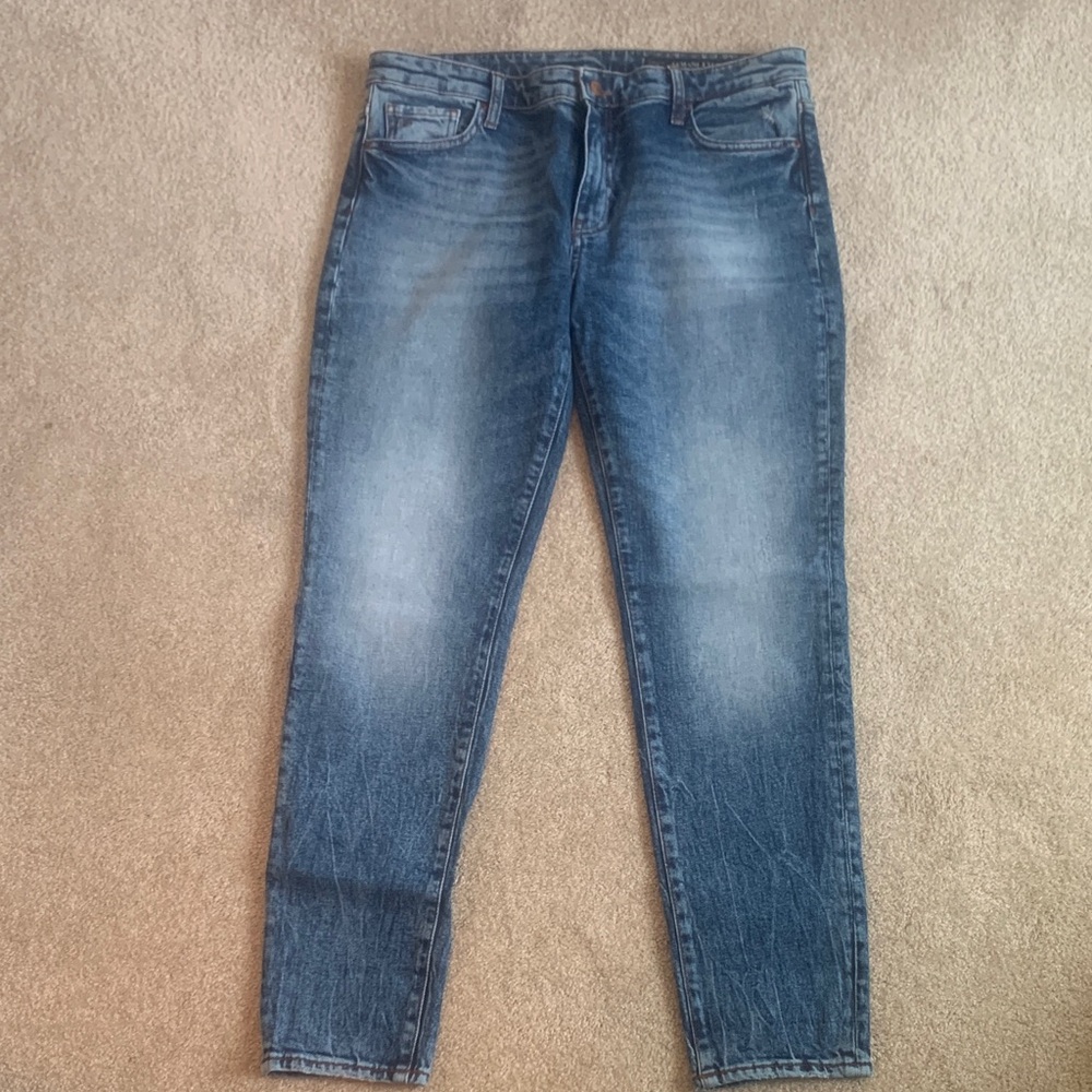 Armani Exchange Women's Blue Ankle Jeans